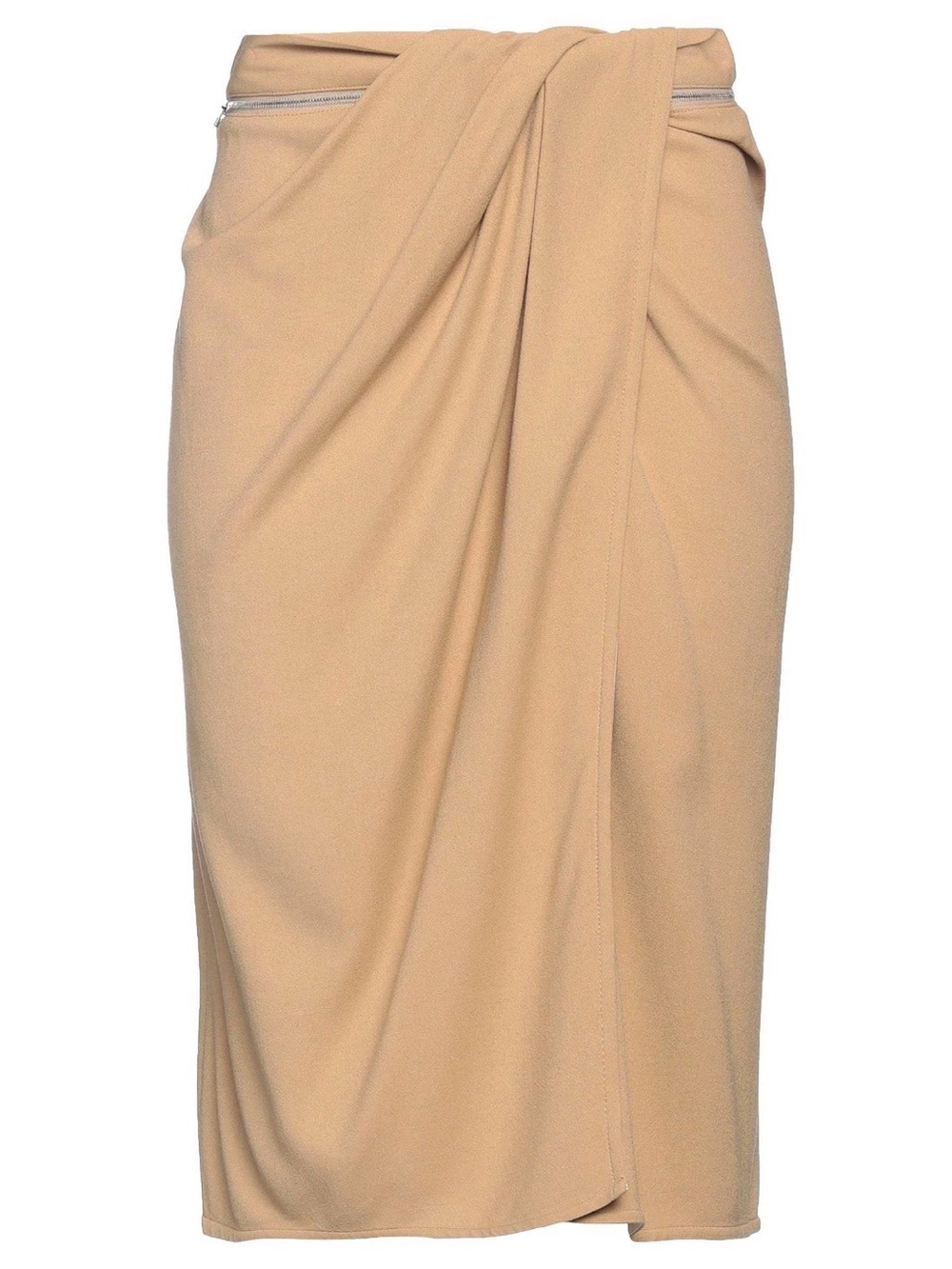 Jacquemus Bodri Wrap Midi Skirt Beige Sand Size US 4 FR36 NWT - Picture 5 of 6